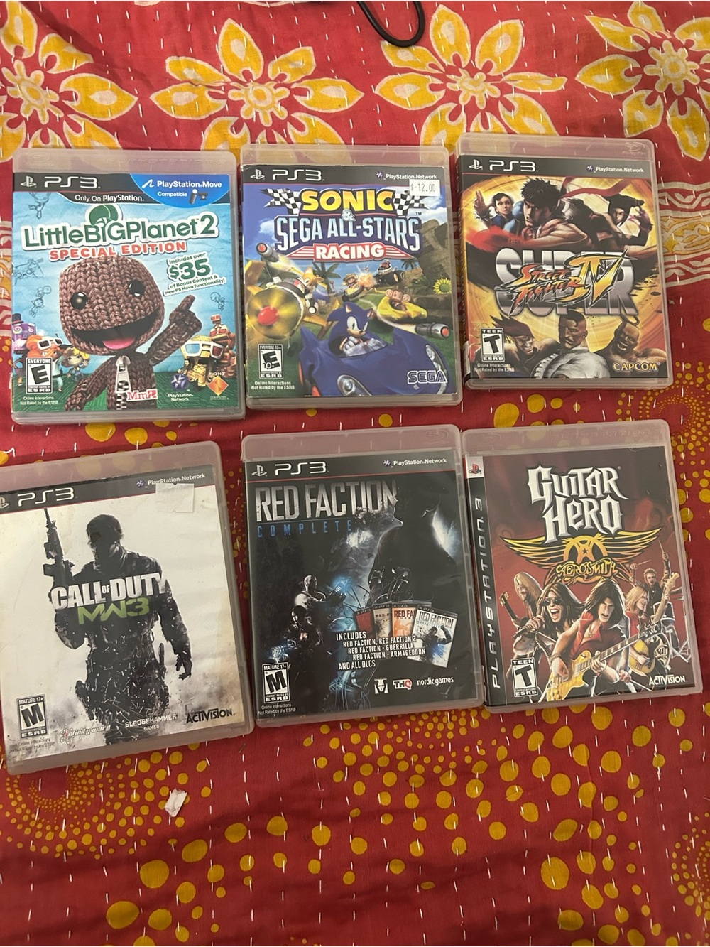 Sony PlayStation 3 game lot PS3 6 Games